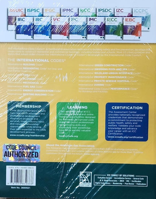 2021 International Fuel Gas Code (International Code Council Series)